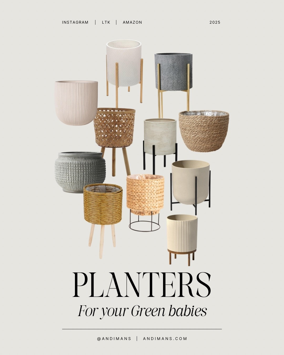 Planters for your earthy home that I love!

#LTKFindsUnder100 #LTKSaleAlert #LTKHome