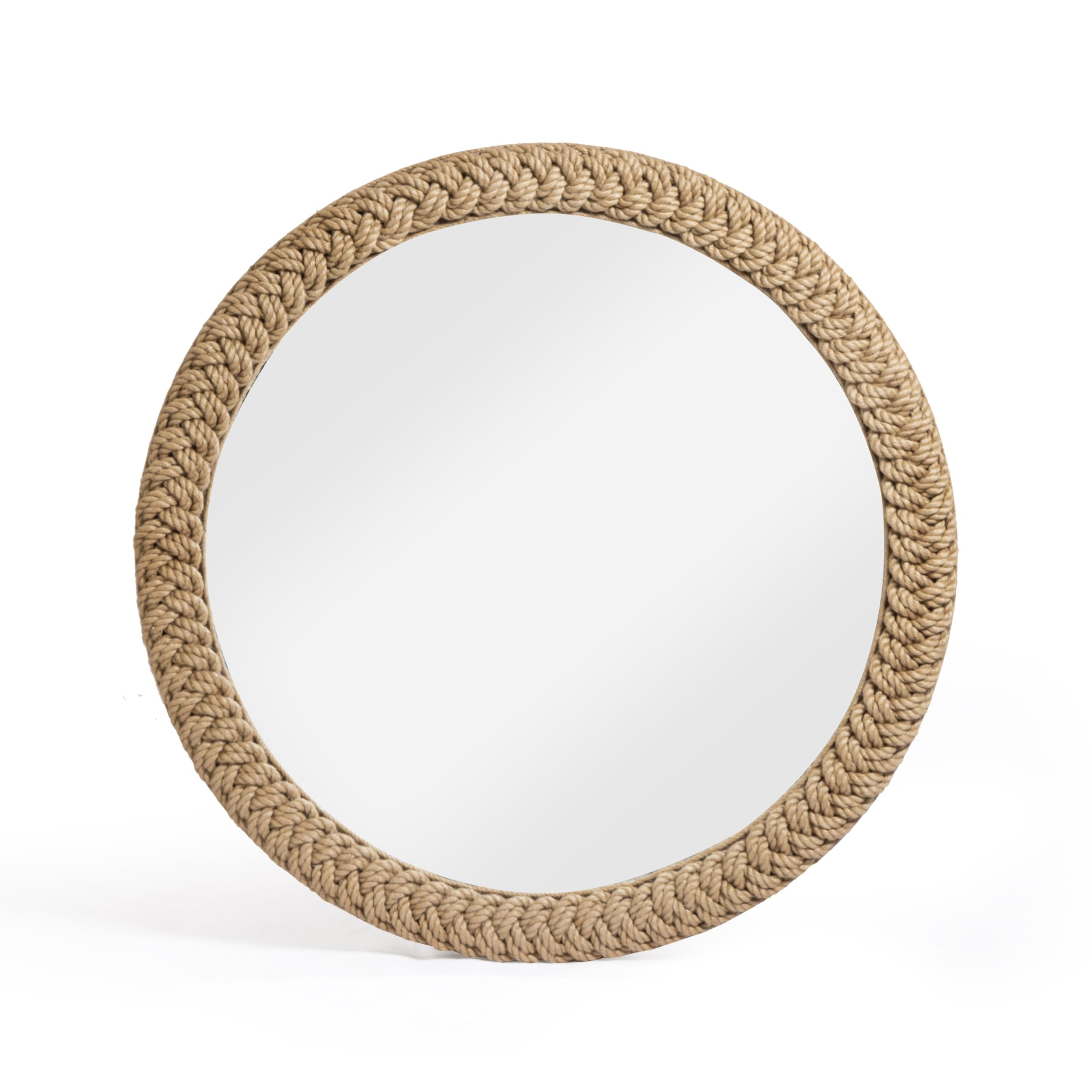 Tov Furniture Midge Rope Round Wall Mirror | Amazon (US)