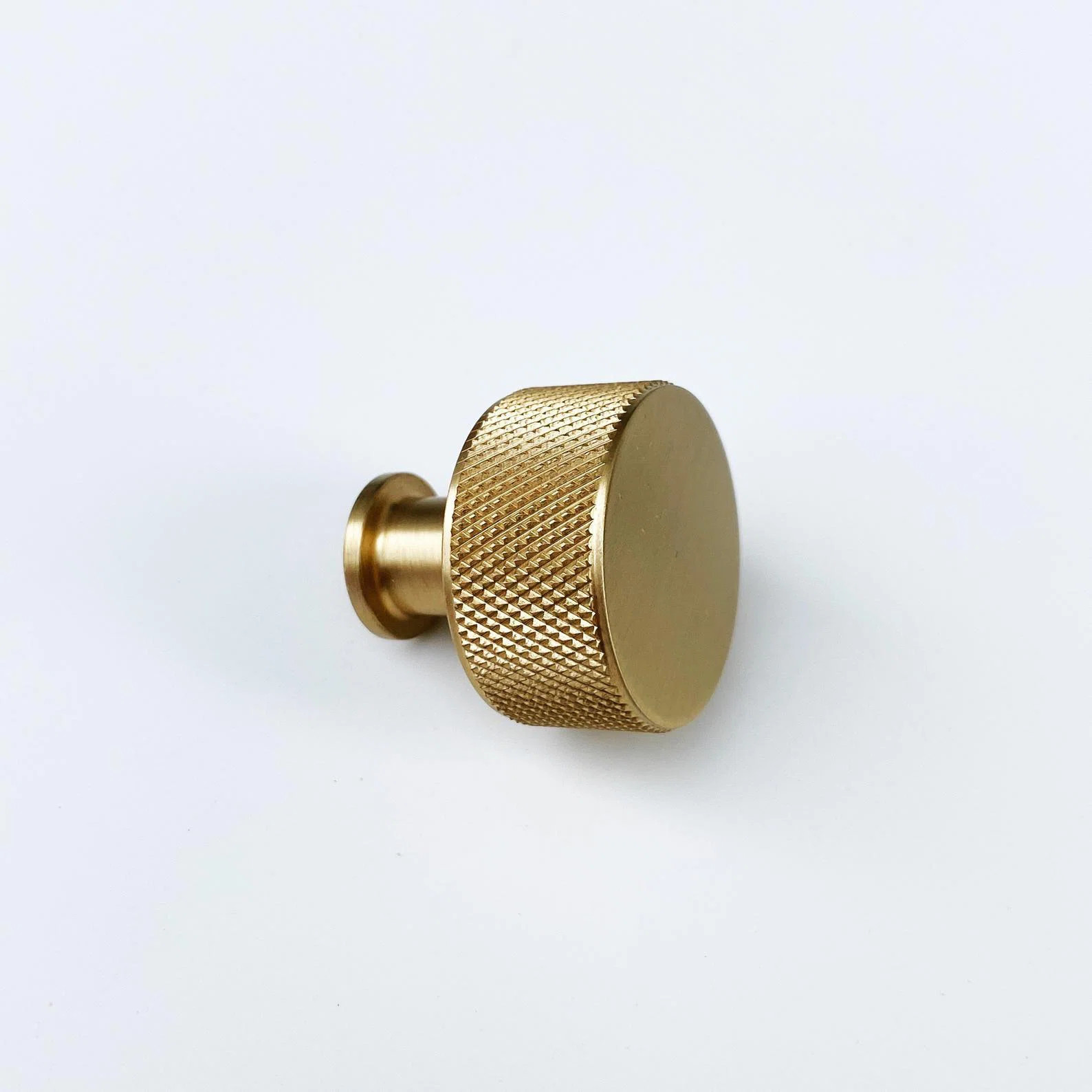 Knurled 1-3/16" Round Knob in Satin Brass | Wayfair North America