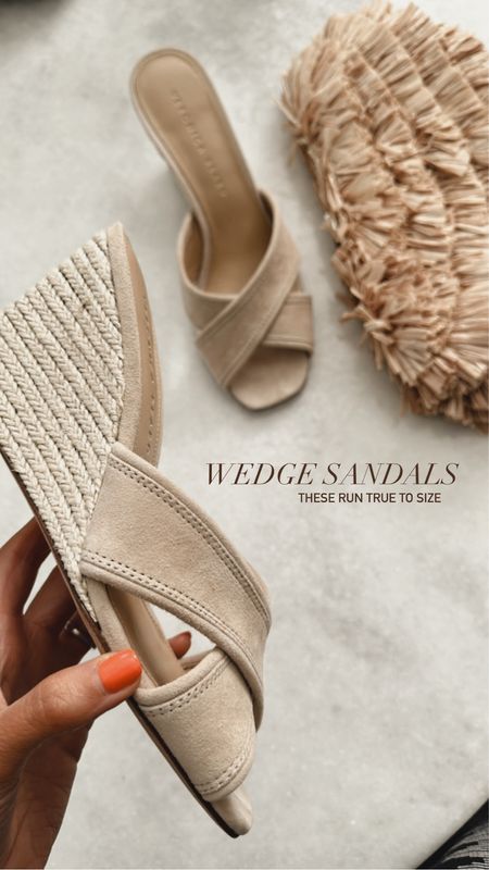 I love these comfy wedge sandals. They run true to size and would be perfect for spring. #StylinbyAylin 

#LTKstyletip #LTKshoecrush #LTKSeasonal