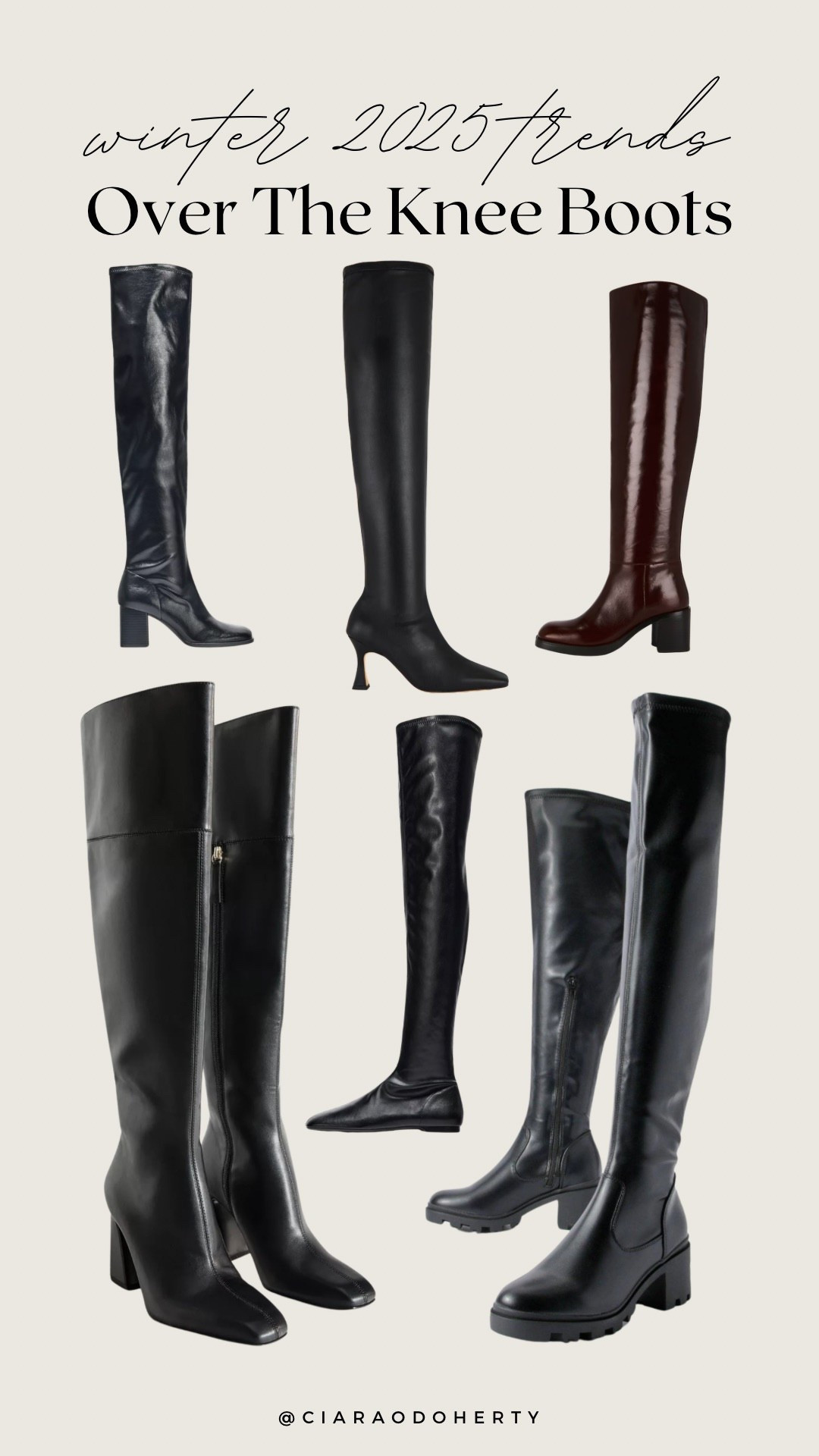 winter 2025 trends: over the knee boots
Zara, Sezane, & other stories, asos, over the knee boots

#LTKireland #LTKeurope #LTKwinter