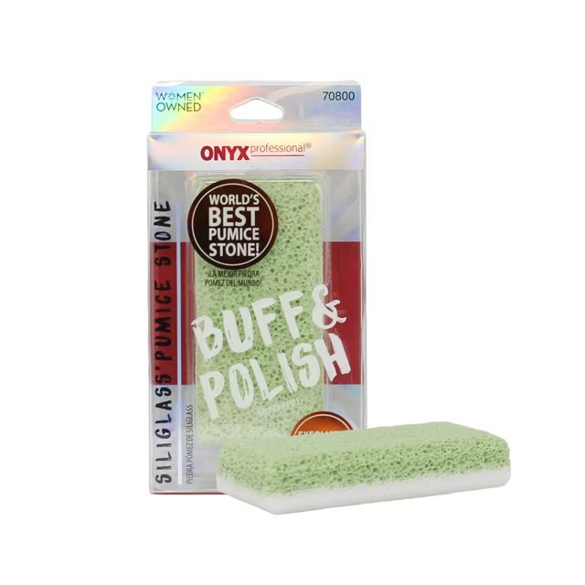 Onyx Professional Double-Sided 100% Siliglass Pumice Stone | Walmart (US)