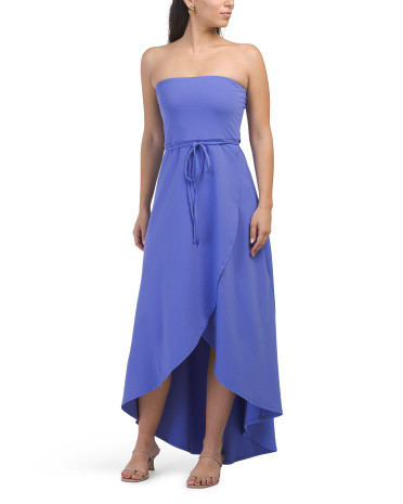 Tube Maxi Wrap Dress For Women | TJ Maxx