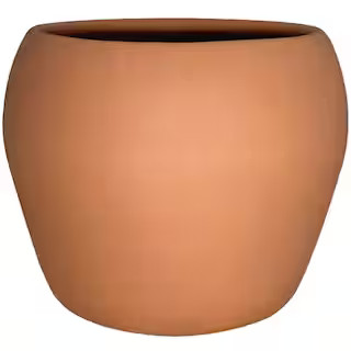 15.5 in. x 13 in. Natural Clay Phoebe Planter | The Home Depot