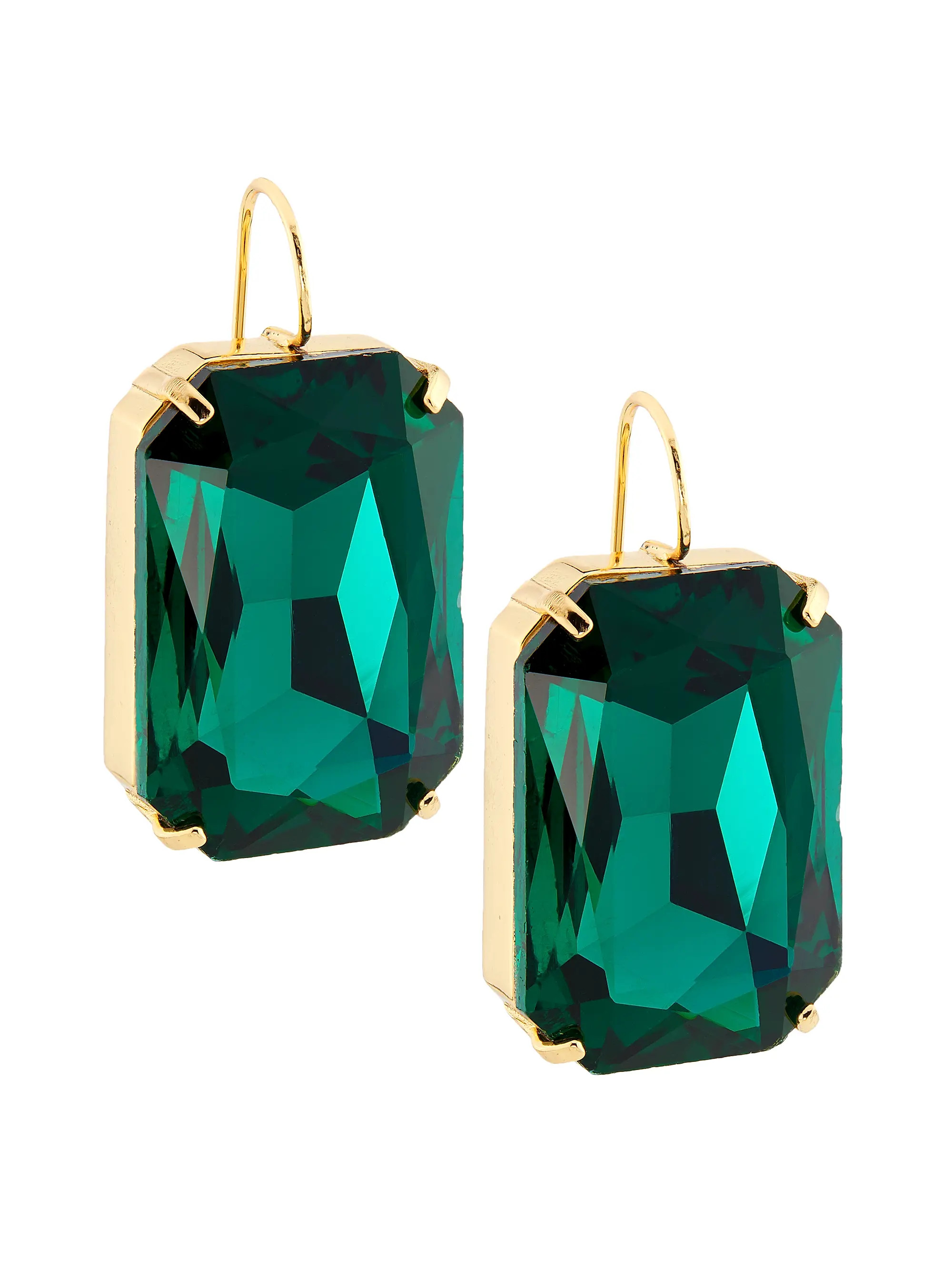 14K-Gold-Plated & Glass Crystal Drop Earrings | Saks Fifth Avenue