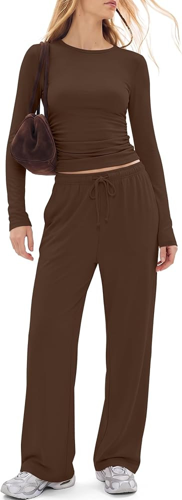 Darong Women's 2 Piece Matching Lounge Sets 2026 Fall Travel Outfits | Amazon (US)