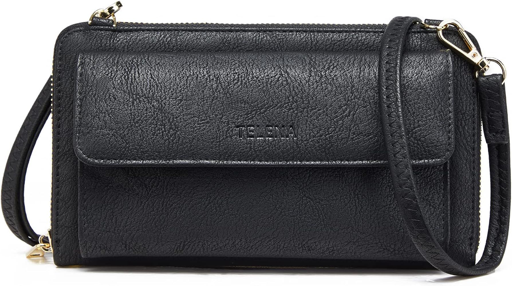 Telena Crossbody Wallet Purse Women Wallet Leather Cell Phone Crossbody Bag Purse Small Shoulder Bag | Amazon (US)