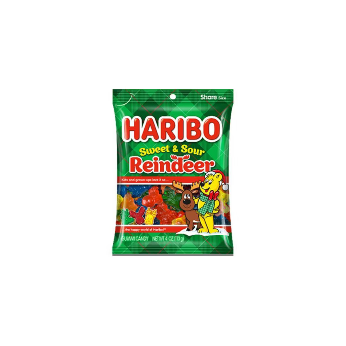 Haribo Sweet and Sour Reindeer - 4oz | Target