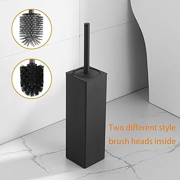 BGL Toilet Brush and Holder Set, Matte Black Freestanding for Bathroom Storage and Organization, ... | Amazon (US)