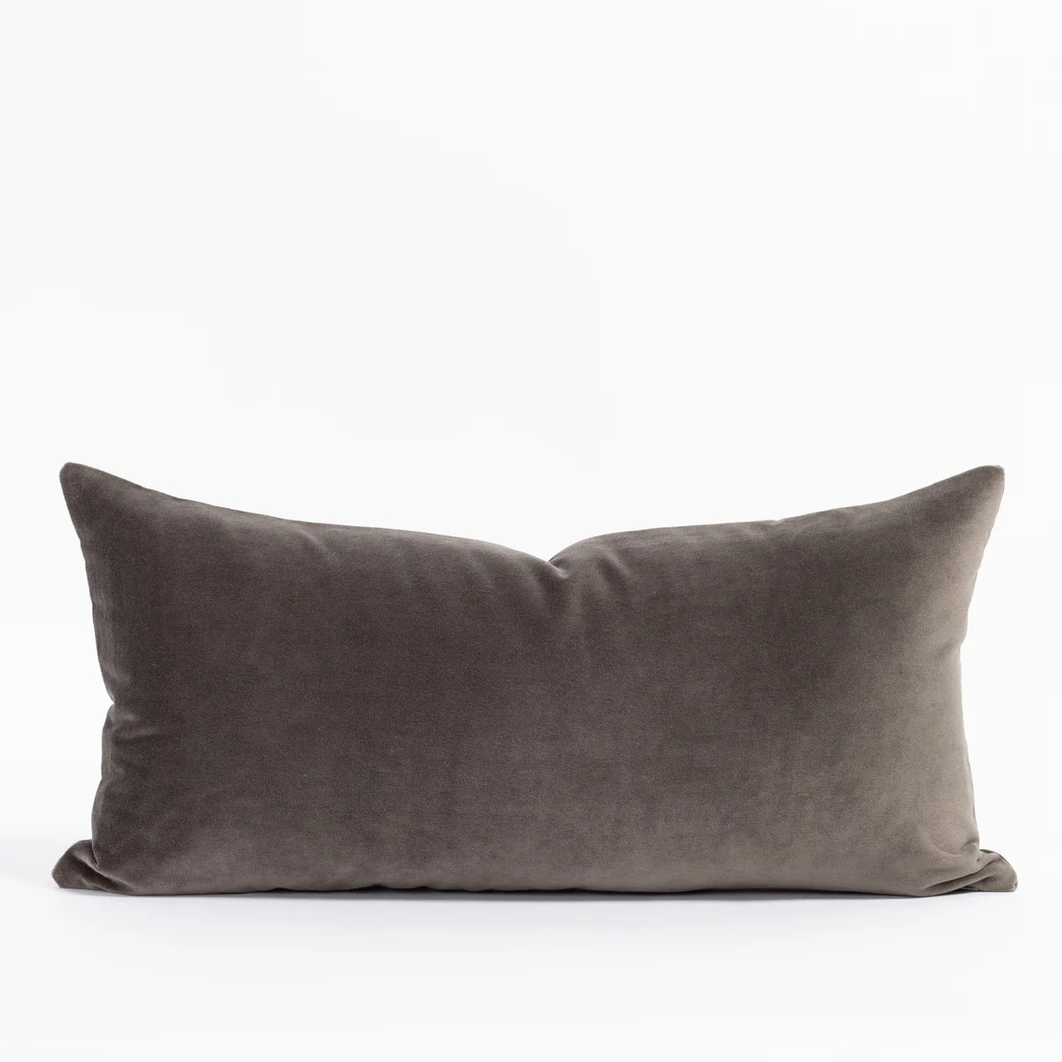 Mason Velvet 12x24 Lumbar Pillow, Shale | Tonic Living