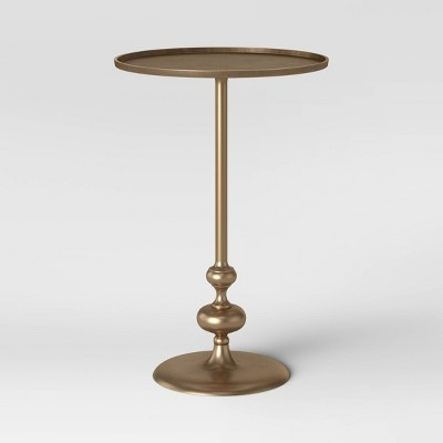 Londonberry Turned Accent Table Large Brass - Threshold™ | Target