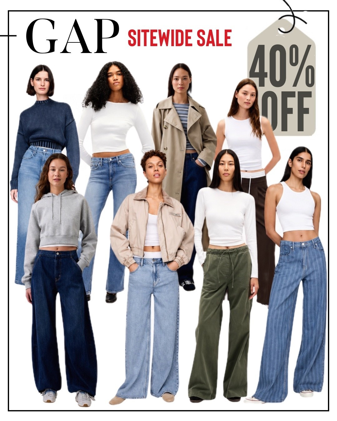Shop Gap Friends and Family Sale, 40% OFF SITEWIDE!