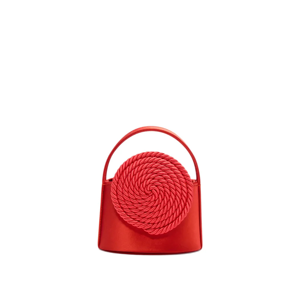 Mini Gunther Satin Passementerie in Red | Over The Moon