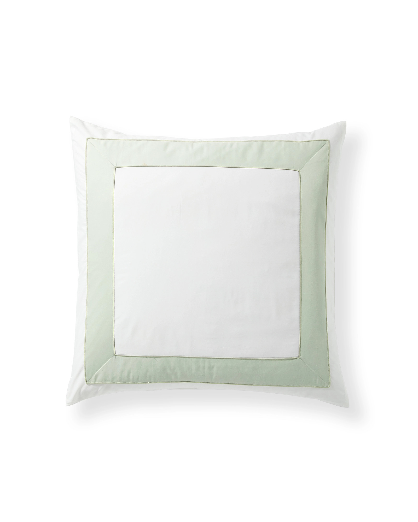 Beach Club Border Percale Sham | Serena and Lily