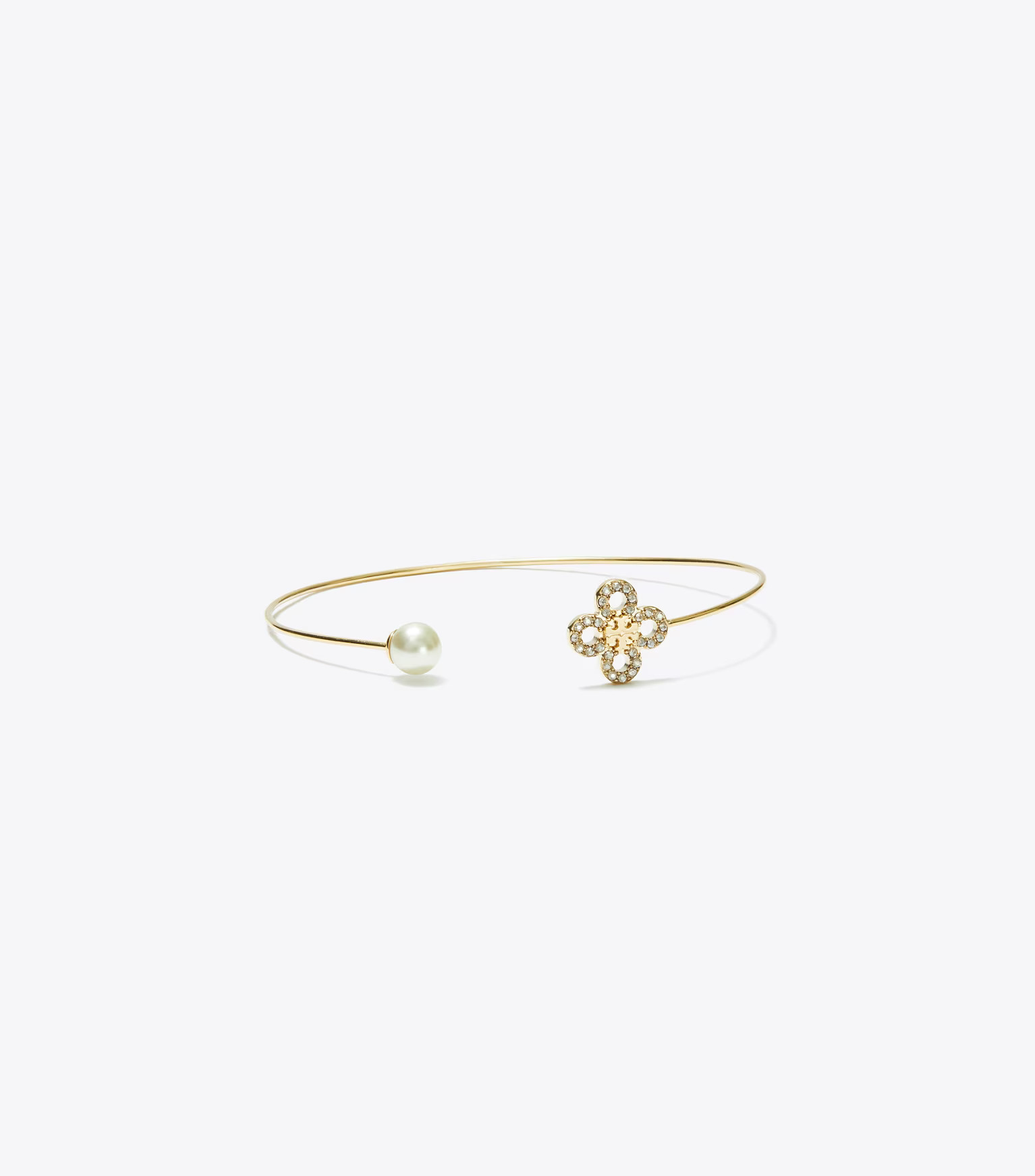 KIRA CLOVER PEARL CUFF | Tory Burch (US)