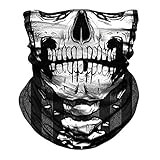 Skull Face Mask Dust Wind Sun Protection Seamless 3D Tube Mask Bandana for Men Women Durable Thin Br | Amazon (US)