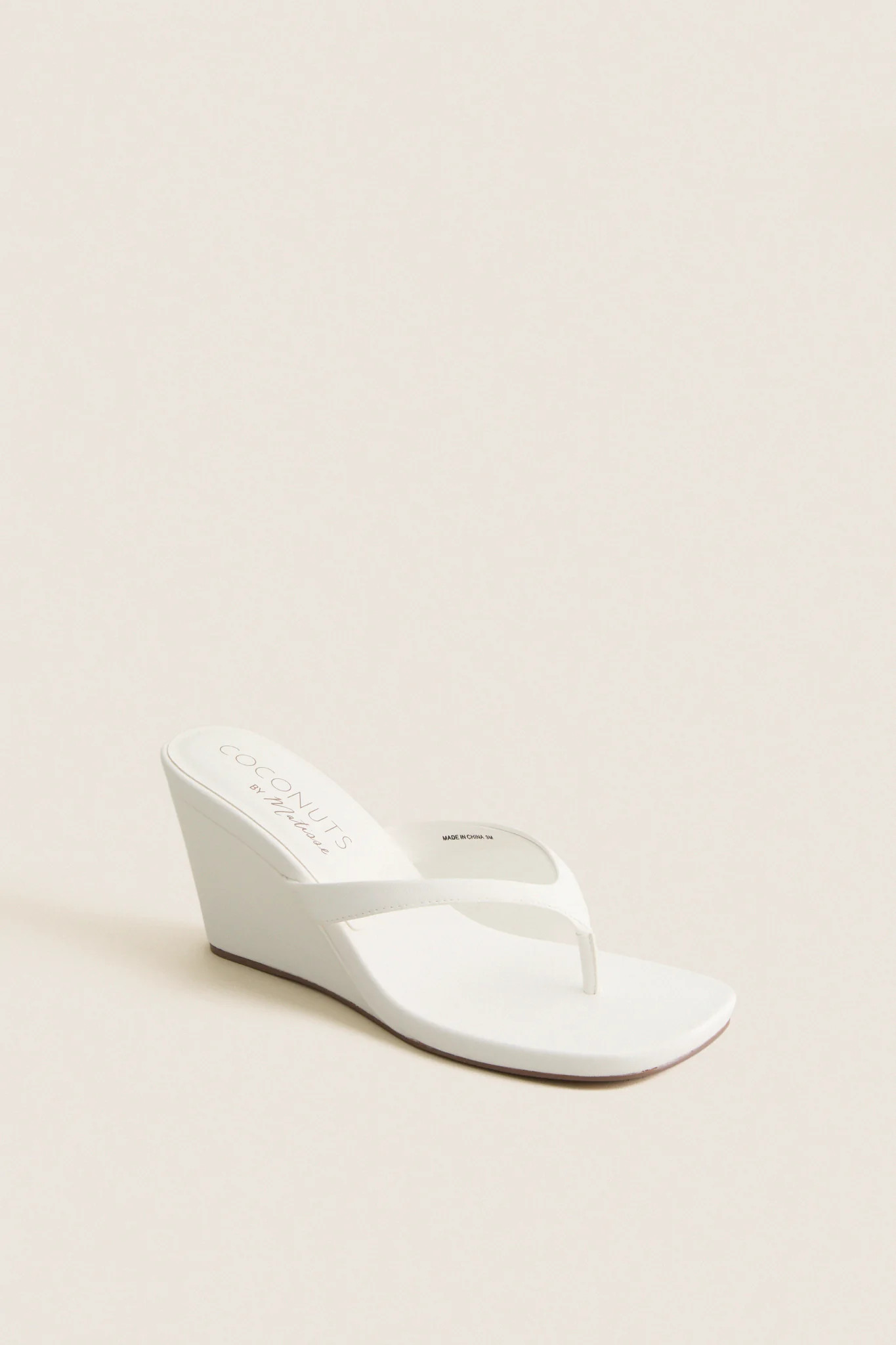 White Murphy Wedge Sandals | Tuckernuck (US)