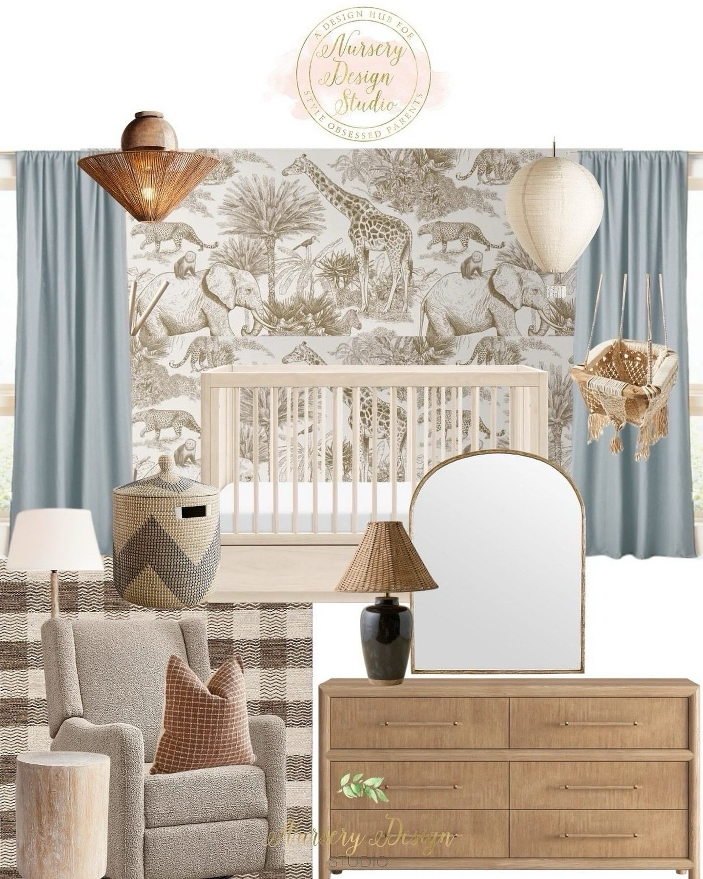 This isn’t a themed nursery — it’s a feeling.
Soft safari, designed the elevated way.

Warm neutrals, hand-drawn wallpaper, cozy textures…
Nothing loud. Nothing cheesy. Just calm, timeless beauty. 

#nurseryinspo #nurserydesign #safarinursery #neutralnursery #modernnursery

#LTKKids #LTKSaleAlert #LTKBaby