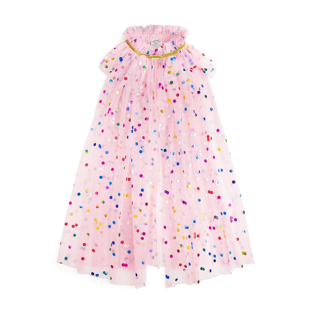 Pink Confetti Cape | Sweet Wink
