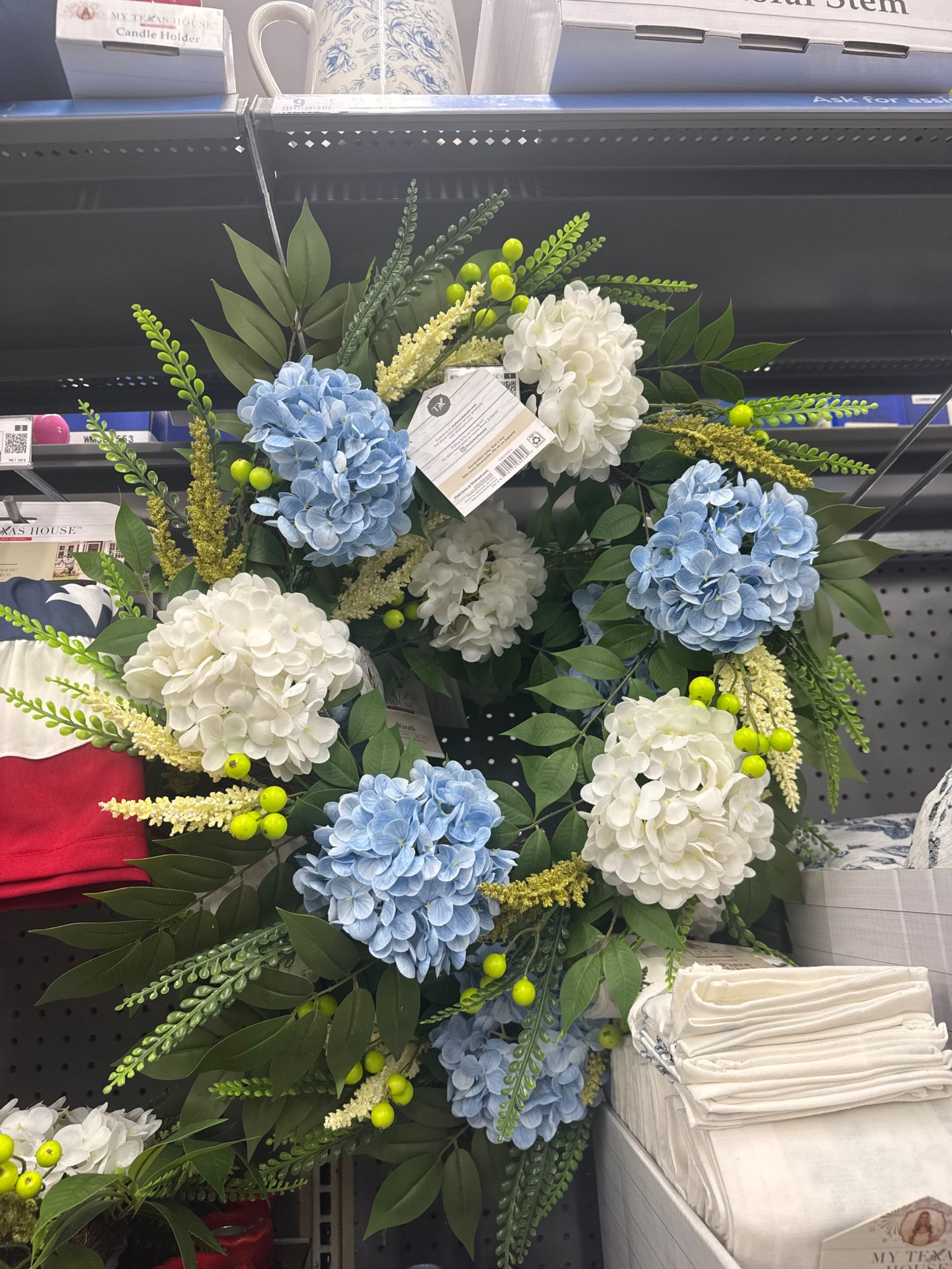 New Walmart wreath 😍🩵