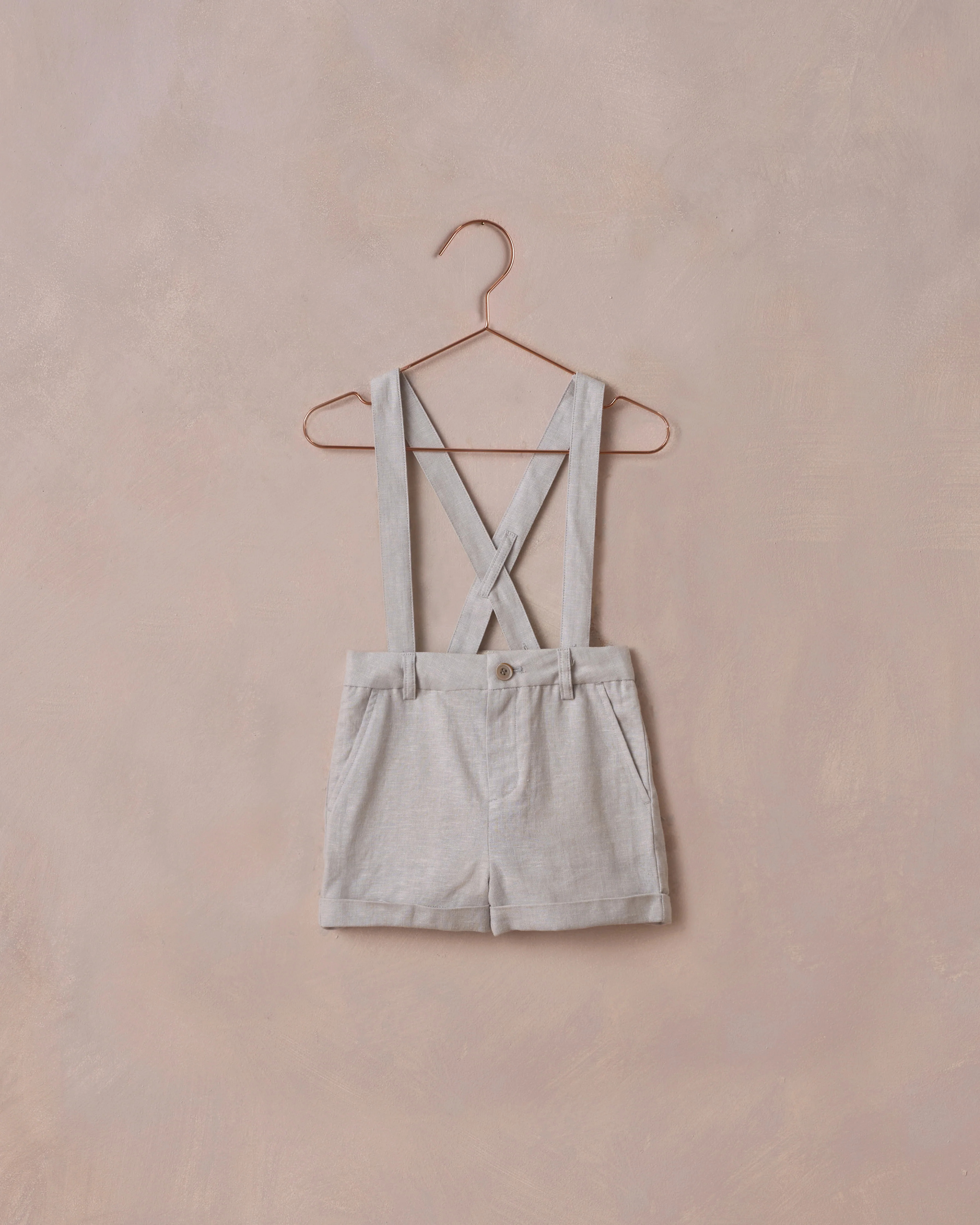 Suspender Short | Powder Blue | Rylee + Cru