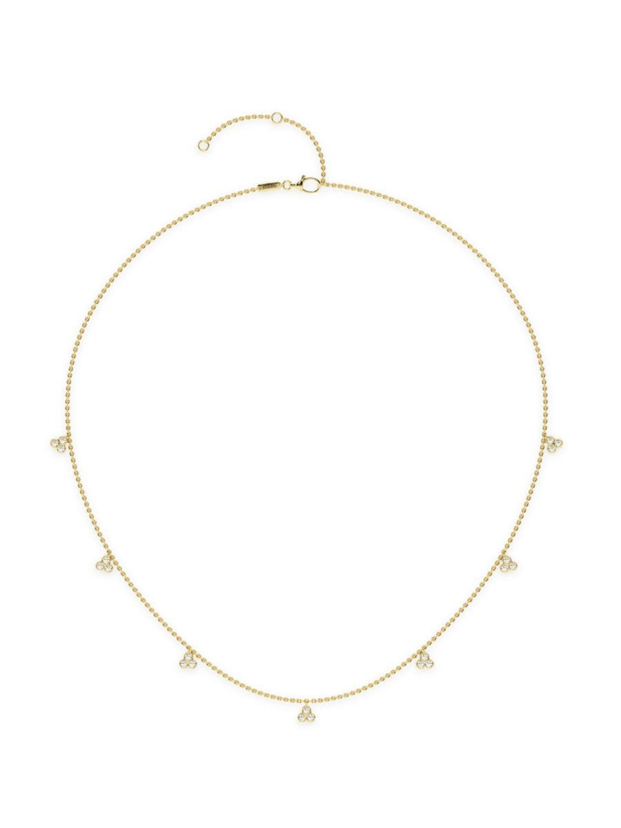 näasRomancing 14K Yellow Gold & 0.63 TCW Lab-Grown Diamond Necklace | Saks Fifth Avenue