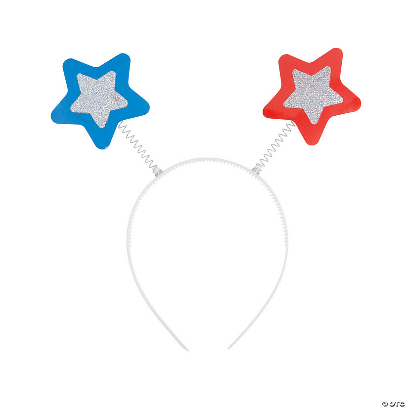 Patriotic Star Head Boppers - 12 Pc. | Oriental Trading Company