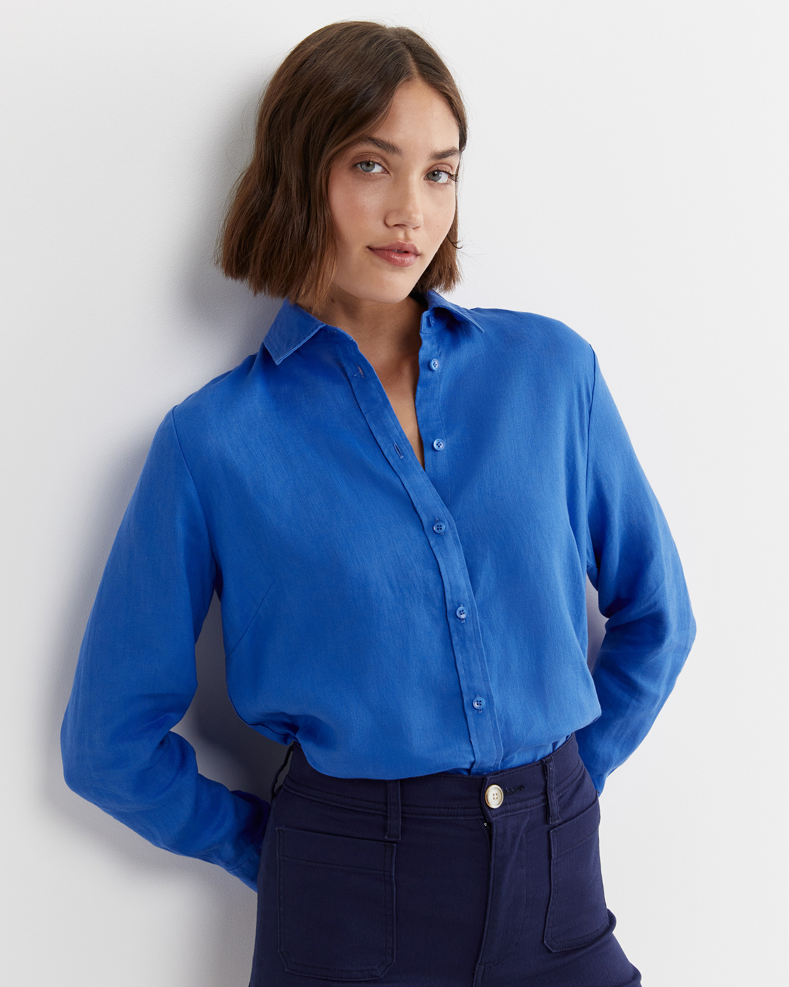 Dahlia Long Sleeve Linen Shirt | Sportscraft (Australia)
