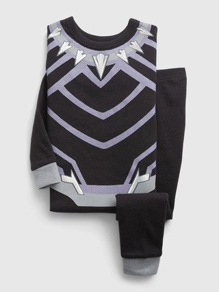 babyGap &#124 Marvel Black Panther 100% Organic Cotton PJ Set | Gap (US)
