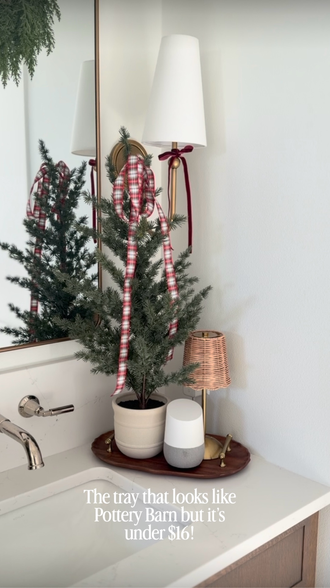 The prettiest tray that looks like PB but is on sale for under $16 😍 The stock image is terrible online but it’s so beautiful in person! 

This would make such an easy gift, pair with a candle or dish towel or gift by itself!

#christmasdecor #targethome #holidaygifting #giftunder20 

#LTKGiftGuide #LTKSaleAlert #LTKHoliday