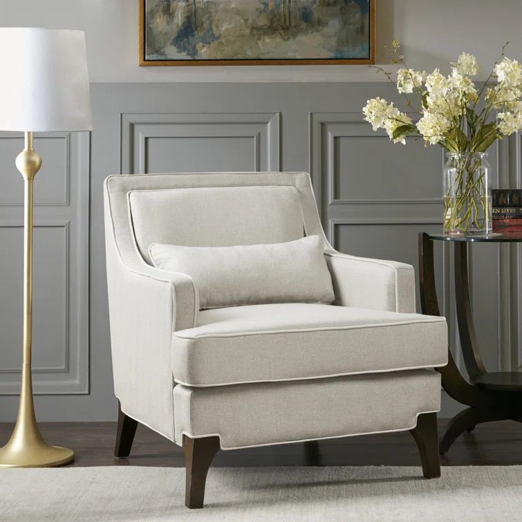Collin Wide Armchair with Toss Pillow | Wayfair North America