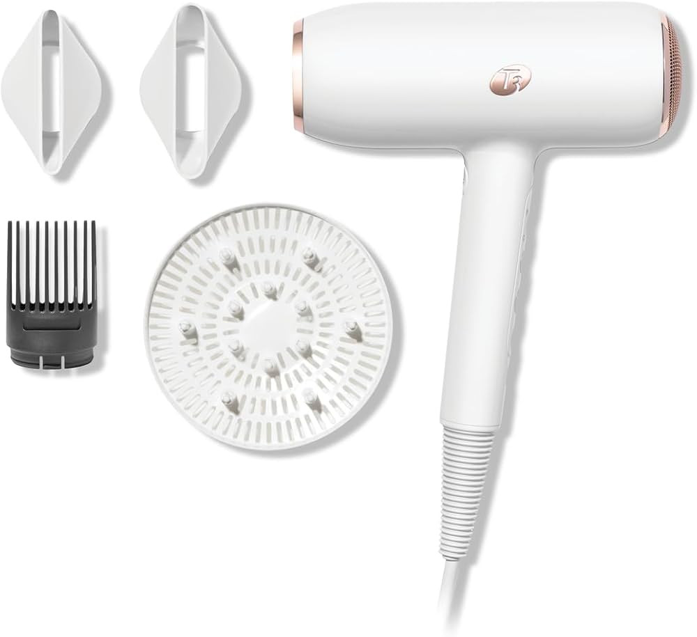 T3 Featherweight StyleMax Professional Ionic Hair Dryer with Custom Heat Automation & 4 Attachmen... | Amazon (US)
