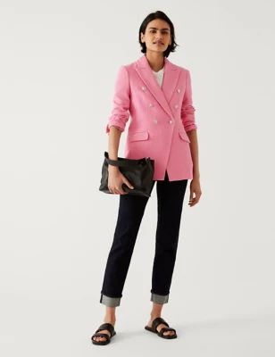 Tweed Tailored Textured Blazer | Marks and Spencer AU/NZ
