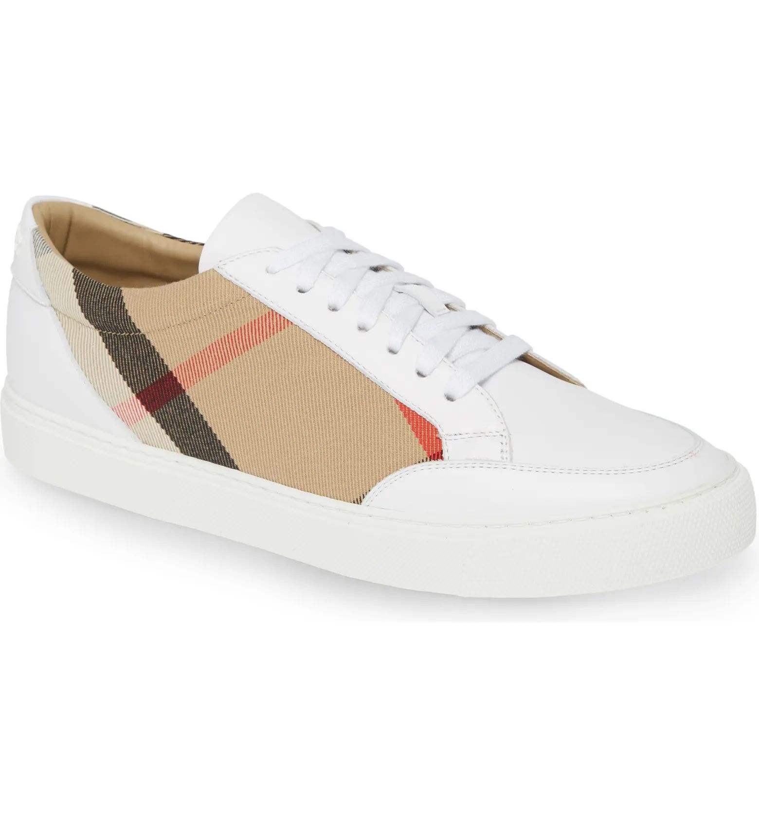 Burberry Salmond Check Low Top Sneaker | Nordstrom | Nordstrom