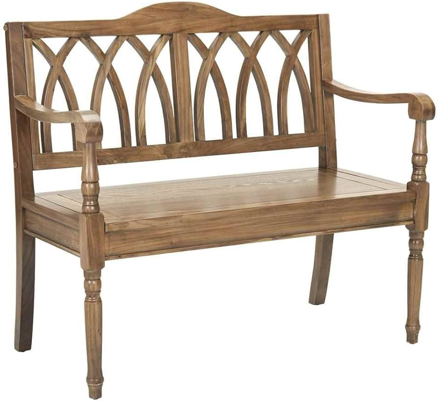 Safavieh American Homes Collection Benjamin Oak Bench | Amazon (US)