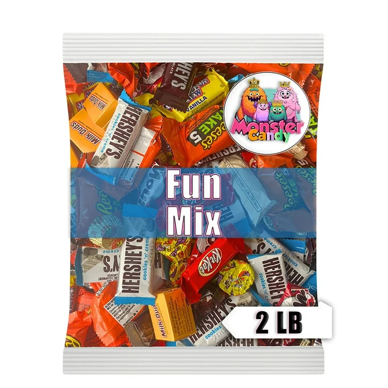 Chocolate Party Favor Candy Mix - 2 lb Pinata Stuffers Candy Bulk - Goodie Bag Stuffers for Kids ... | Walmart (US)