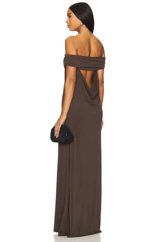 FAITHFULL THE BRAND Sofie Maxi Dress in Chocolate Brown from Revolve.com | Revolve Clothing (Global)