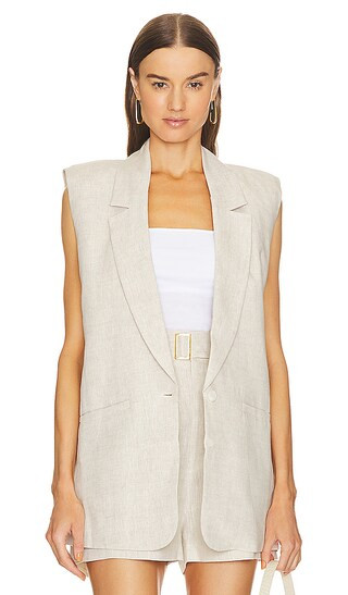 Key Vest in Natural | Revolve Clothing (Global)