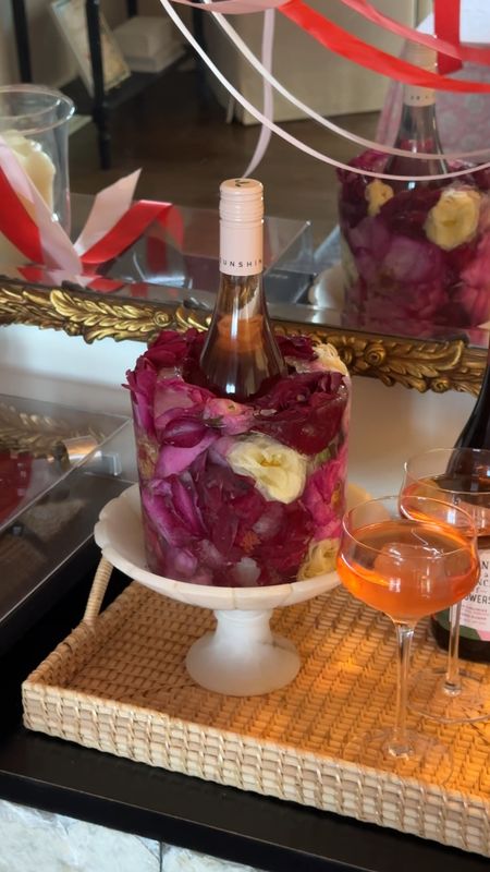 Floral ice mold for wine! It was so fun to make and is so versatile for events of all kinds. This is the piece I made for Galentine’s and I can’t wait to make more versions!

#LTKfindsunder50 #LTKhome #LTKSeasonal
