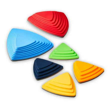Play Day Stepping Stones, Non-Slip , 6 Balance Stone Pieces, Baby and Toddler Toys | Walmart (US)
