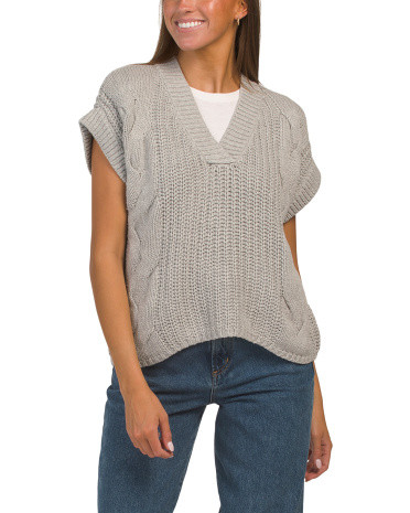 Cable Knit Sweater Vest | TJ Maxx