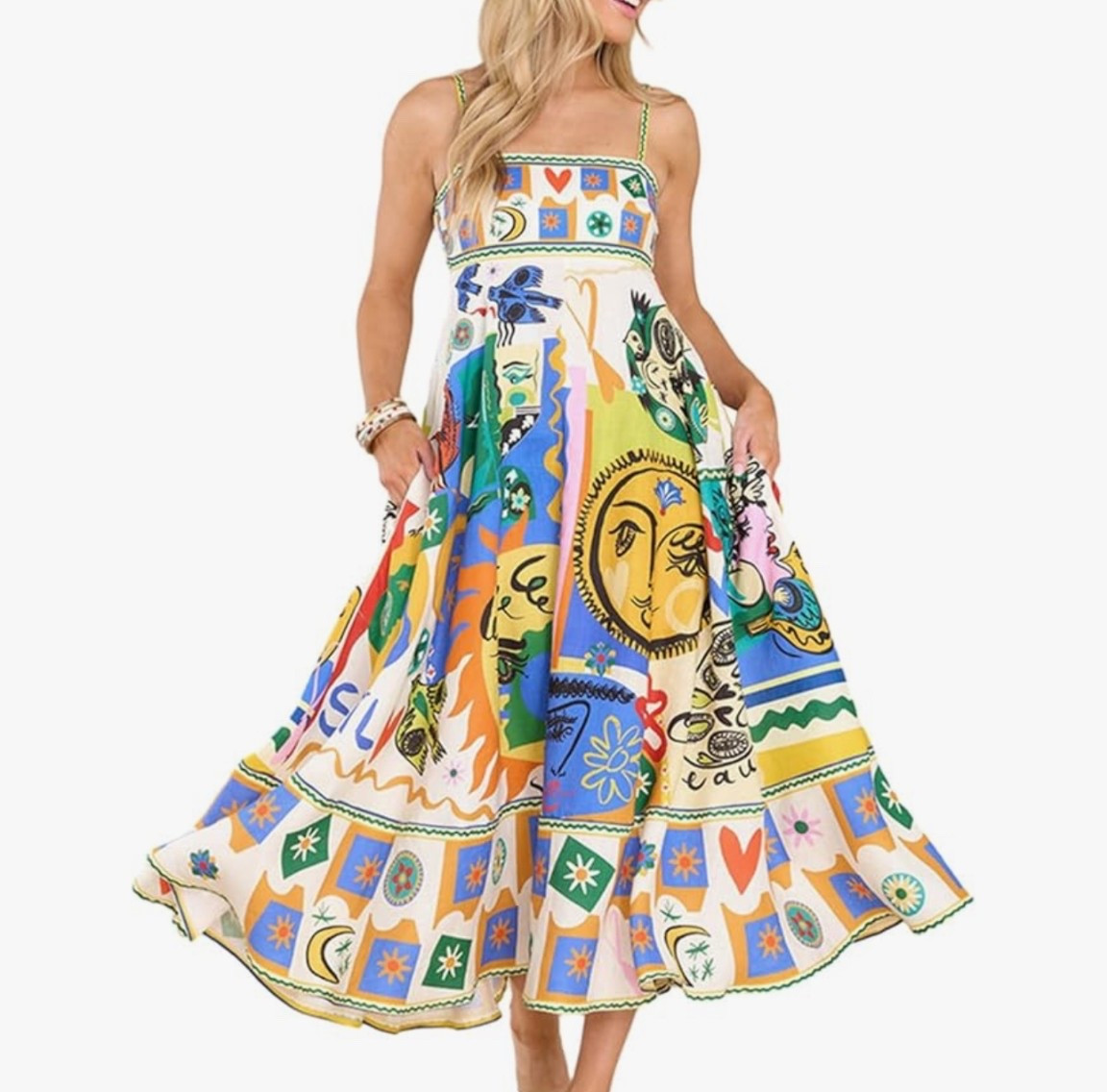 Amazon colorful maxi dress 

#LTKSeasonal #LTKFindsUnder50