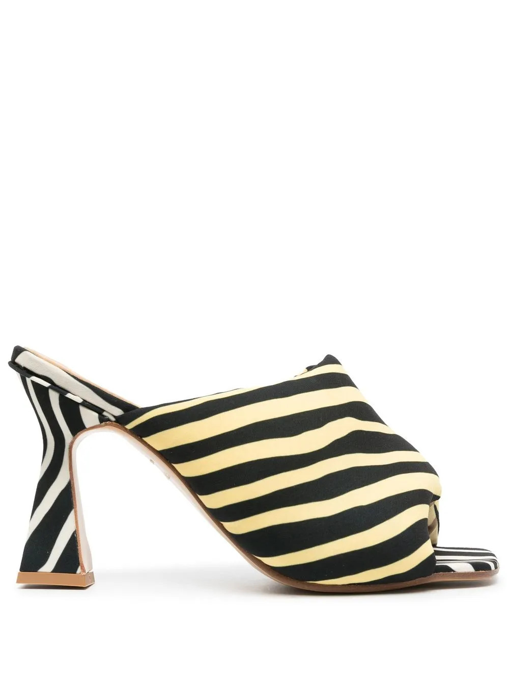 Ugo Paulon Evan 100mm zebra-print Sandals - Farfetch | Farfetch Global