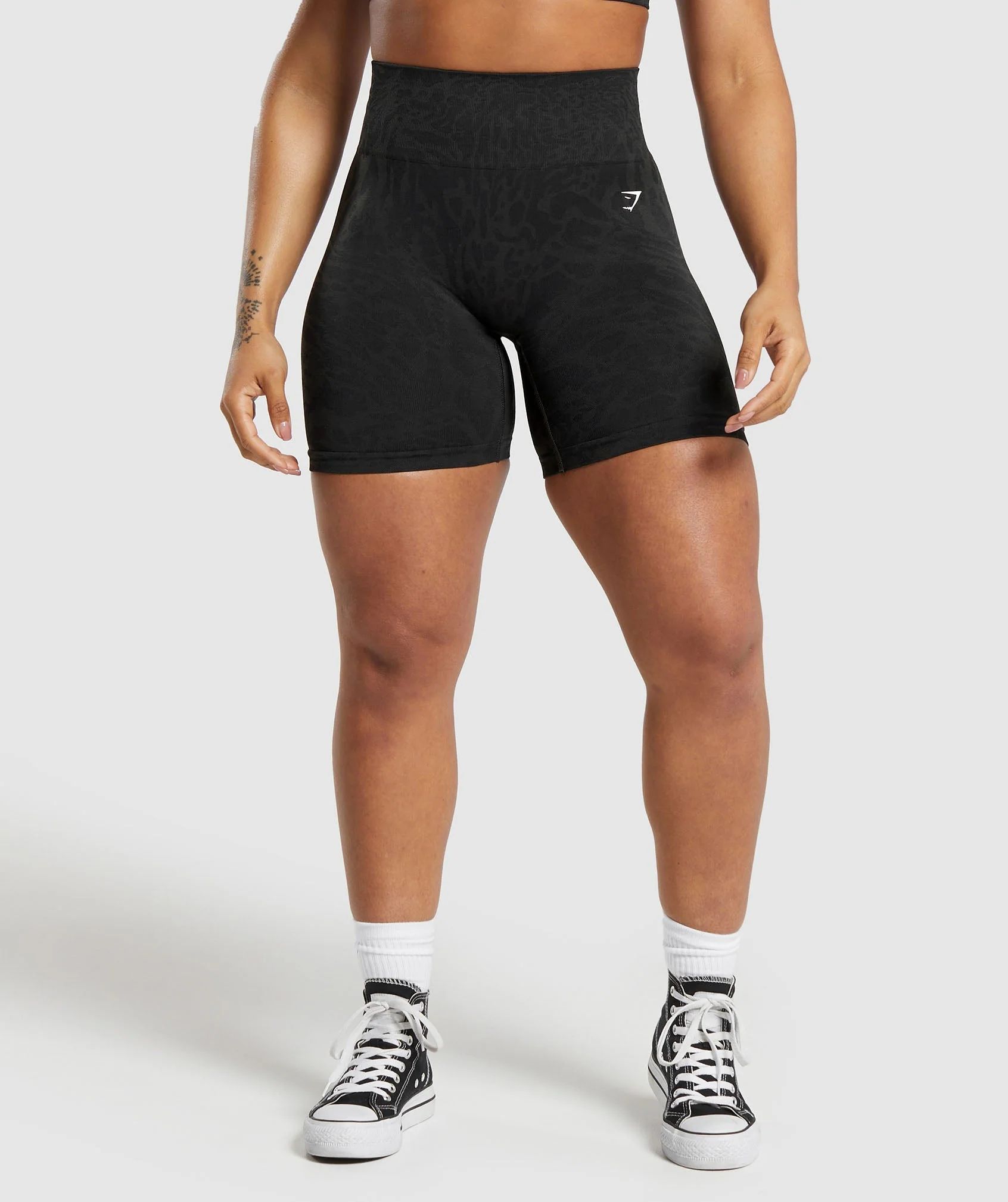 Gymshark Adapt Safari Tight Shorts - Black/Asphalt Grey | Gymshark US