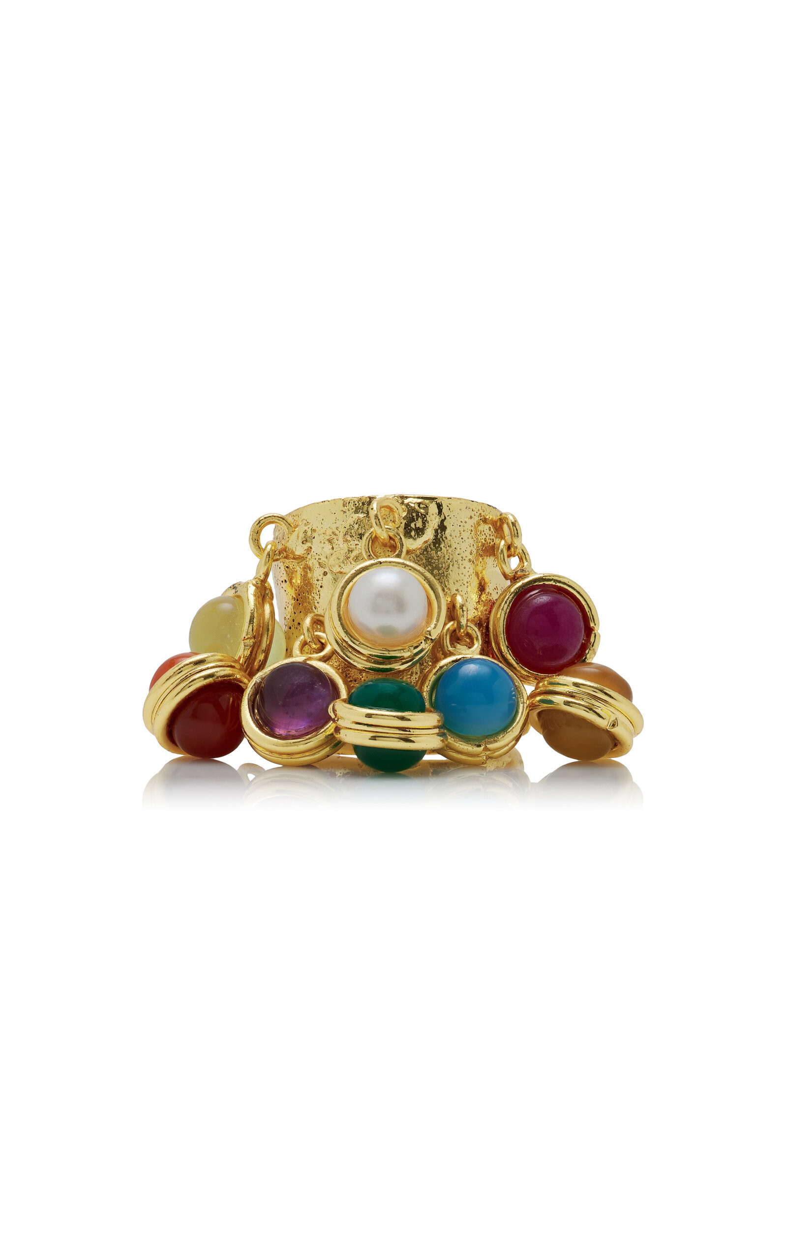 Candies Gold-Plated Multi-Stone Earrings | Moda Operandi (Global)
