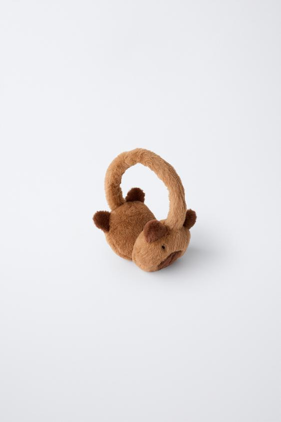FAUX FUR CAPYBARA EARMUFFS | Zara UK