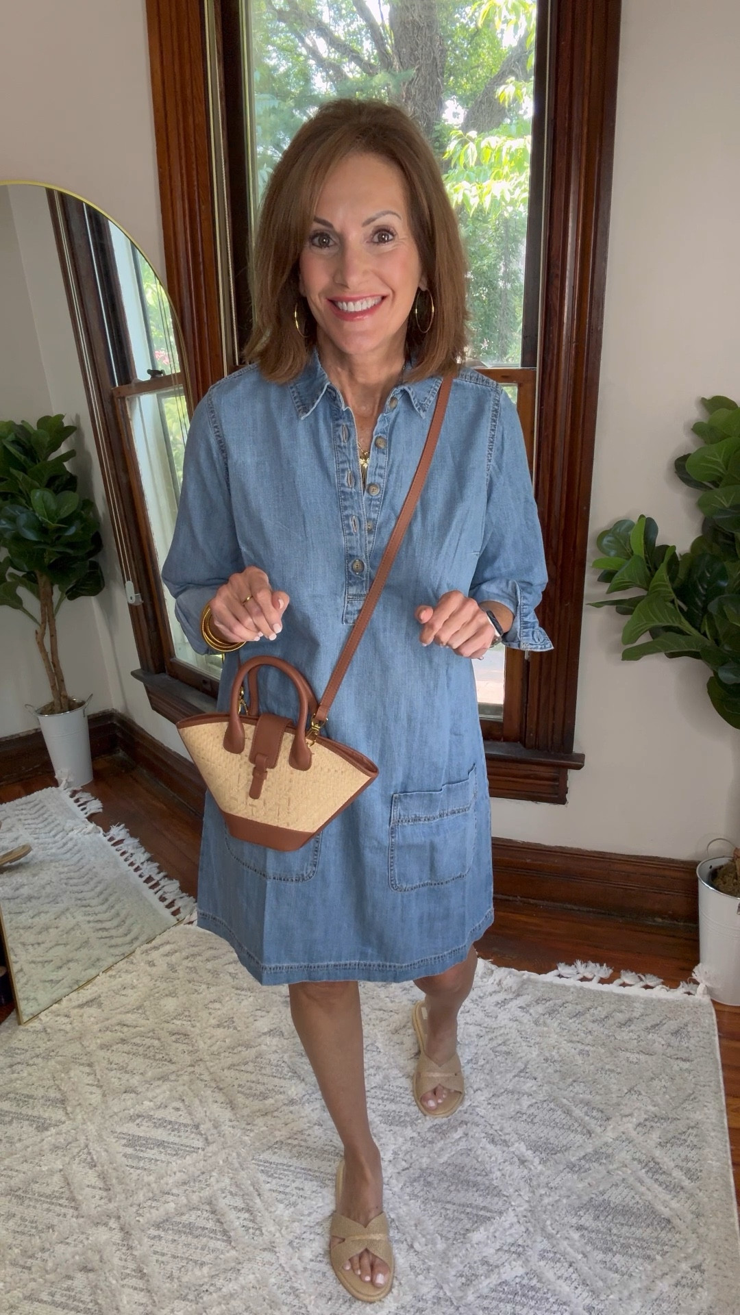 Back in Stock!!!

This dress was one of my top sellers in 2024!!! 

Available in 2 washes and Regular/Petite/Tall

I’m wearing M Tall and I’m 5’10

Bracelet code - anniek20

Teacher style 
Spring transition 

#LTKWatchNow #LTKStyleTip #LTKFindsUnder50