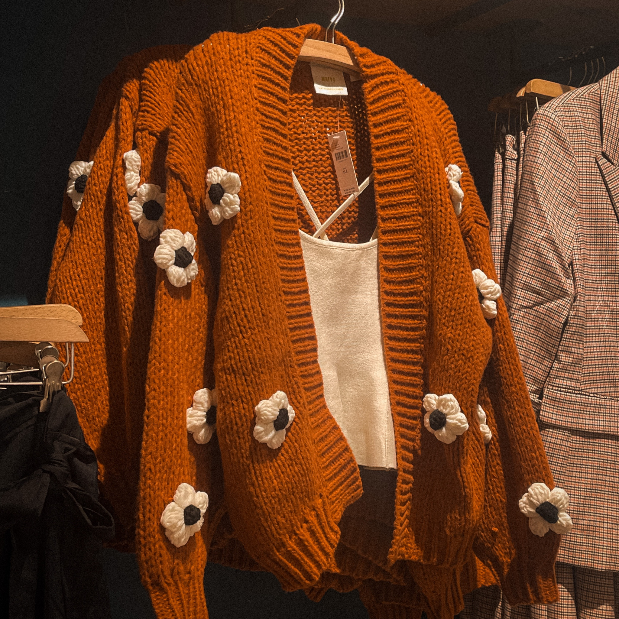 Can you believe that fall is already upon us? Time really does fly when you're having fun (and staying cozy).

Speaking of cozy, have you checked out Anthropologie's newest sweater and cardigan collection? If you haven't, you're missing out on some seriously cute and comfy pieces. Here are my three absolute faves:

1. The Floral Knit Cardigan Sweater - this little number is the perfect mix of floral and cozy. It's like wearing a warm hug, but with a feminine touch. Plus, who doesn't love a good oversized cardigan to snuggle up in? (Pictured here!)

2. Daily Practice by Anthropologie Cable-Knit Sweater - I'm a sucker for a classic cable knit sweater, and Anthropologie's version is no exception. It's simple, it's stylish, and it goes with just about anything. Tuck it into some high-waisted jeans or wear it with a flowy skirt - either way, you'll look effortlessly cool.

3. Knit Fringe Kimono - if you're looking for something a little more playful, this sweater has got you covered. The fringe hem adds a touch of whimsy to a classic silhouette, and the muted colors make it easy to mix and match. Wear it on a chilly day to add some fun to your outfit.

#LTKSeasonal #LTKmidsize #LTKplussize