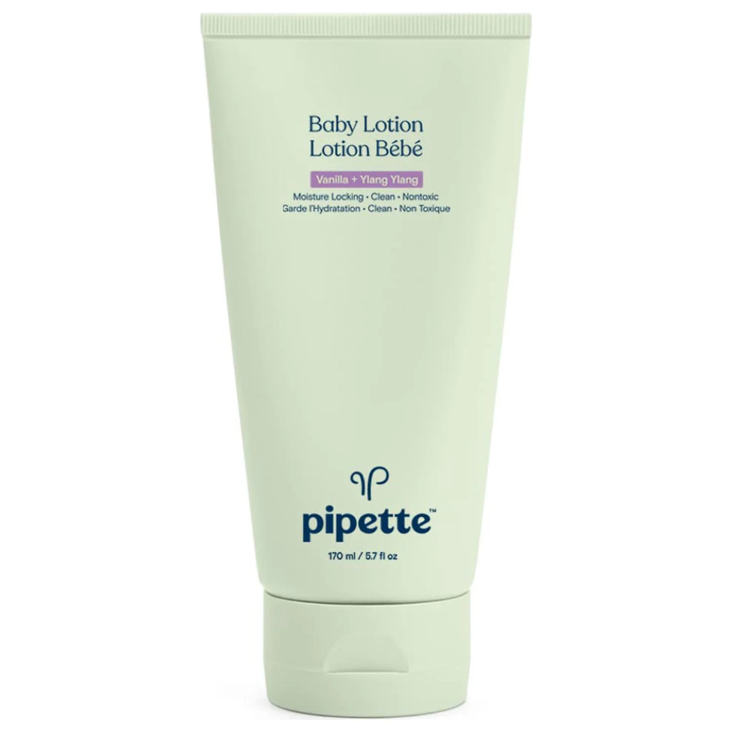 Pipette Hydrating Baby Lotion, Safe for Sensitive skin, Vanilla + Ylang Ylang, 5.7 fl oz | Walmart (US)