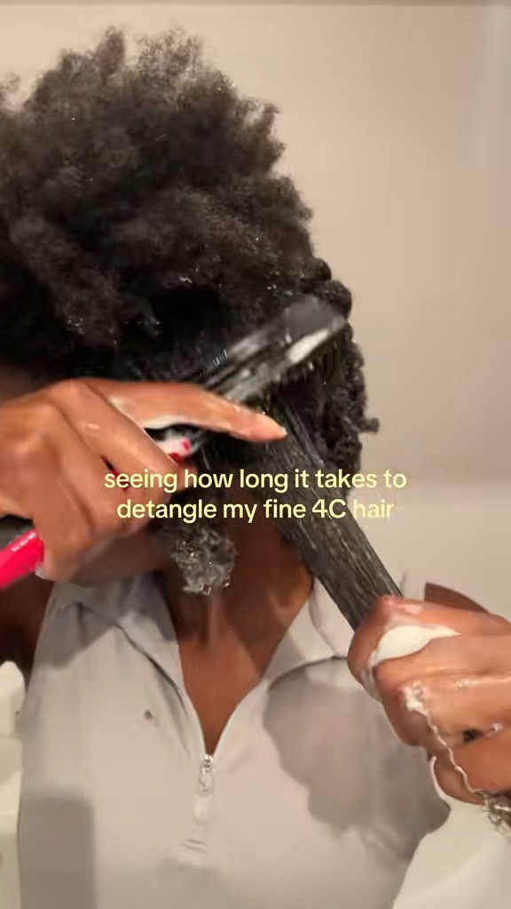 Detangling my fine 4c hair using the African Pride Pre-Shampoo detangler & the Red by KISS detangling brush

#LTKsale #LTKbeauty #LTKcanada